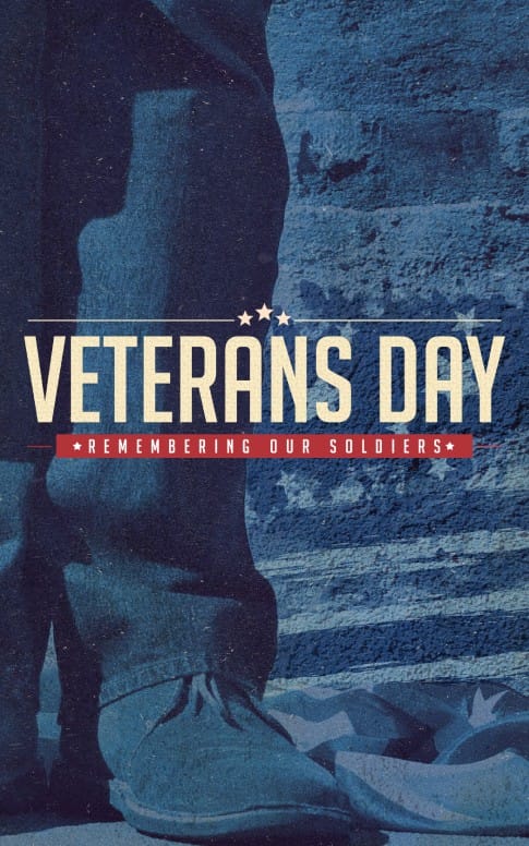 Veterans Day Church Bulletin Template