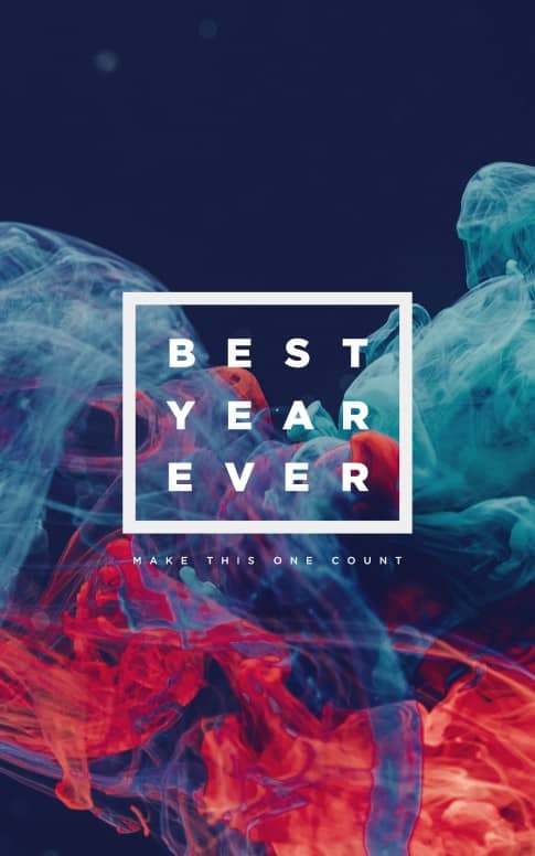 Best Year Ever Church Bifold Bulletin