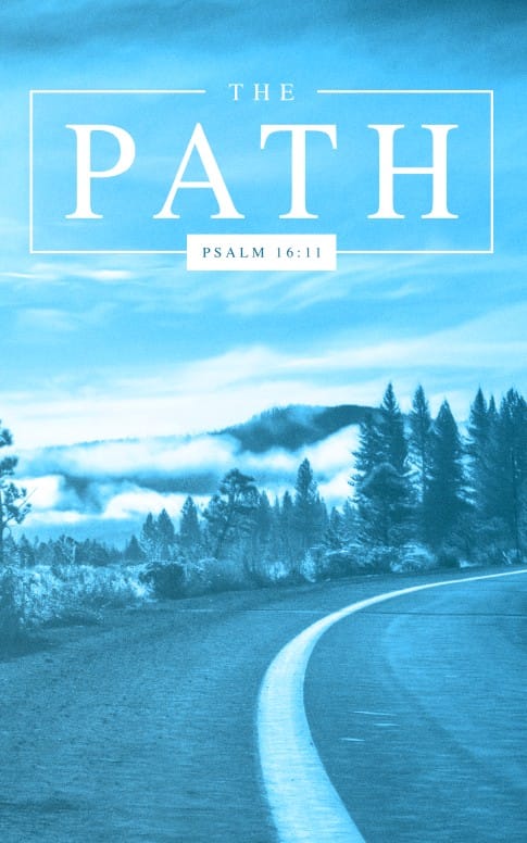 The Path Blue Church Bifold Bulletin