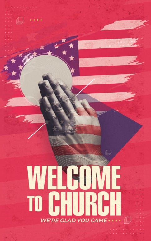 Red See You At The Pole Church Bifold Bulletin