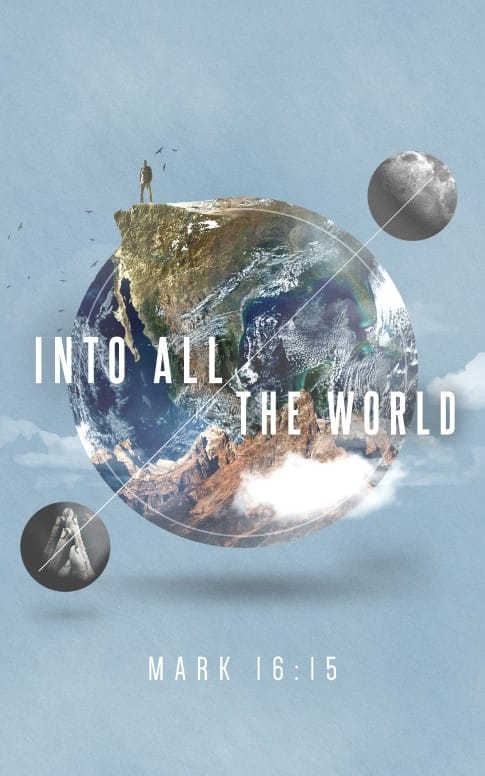 Into All The World Church Bifold Bulletin