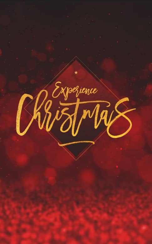Experience Christmas Church Bifold Bulletin