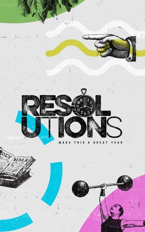 Resolutions Great Year Church Bifold Bulletin