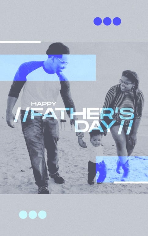 Father's Day Best Dad Church Bifold Bulletin