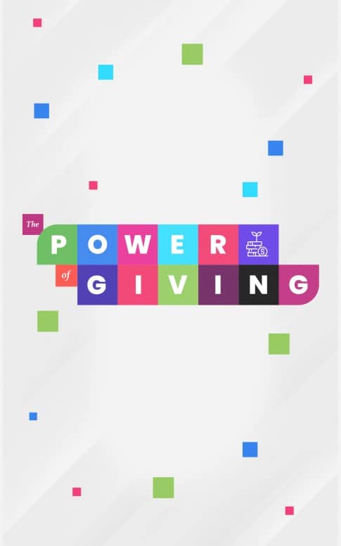 Power Of Giving Church Bifold Bulletin
