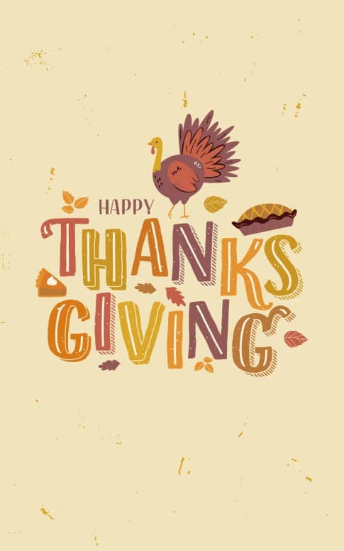 Thanksgiving Food Drive Church Bifold Bulletin