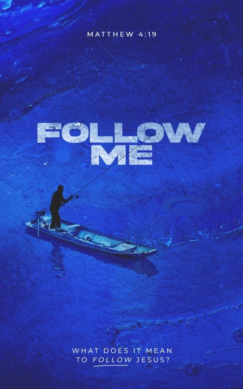 Follow Me Church Bulletin Cover