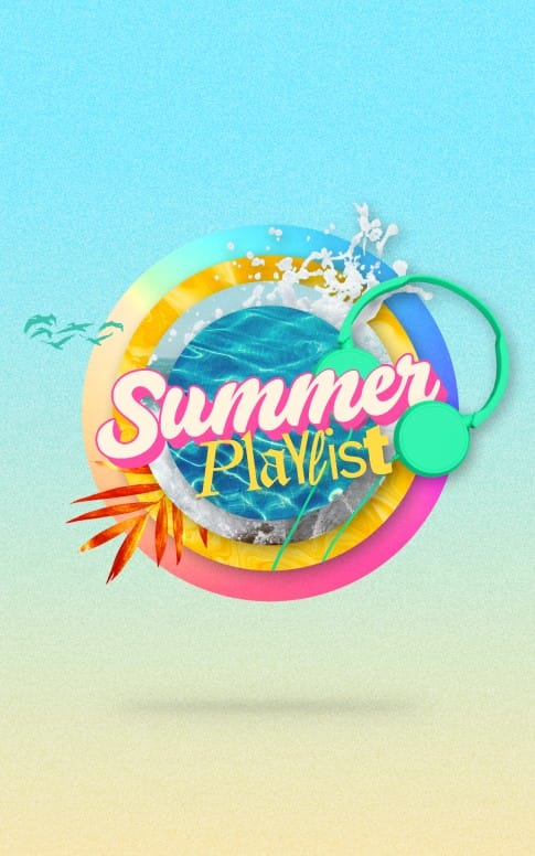 Summer Playlist Bifold Bulletin Cover