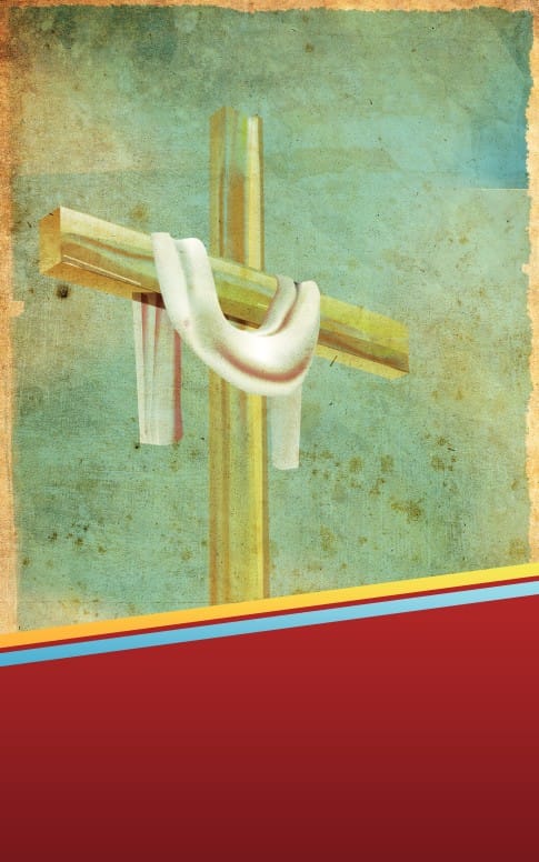Draped Cross Bulletin Cover