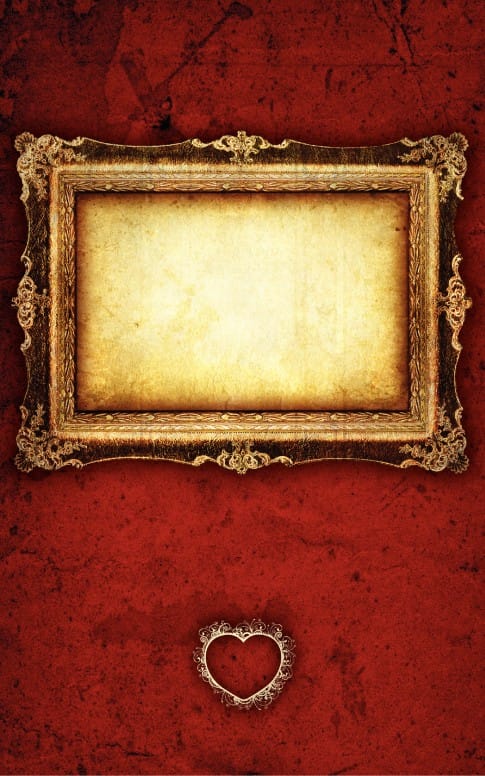 Vintage Golden Frame Bulletin Cover