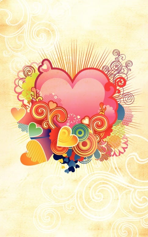 Valentines Hearts Bulletin Cover