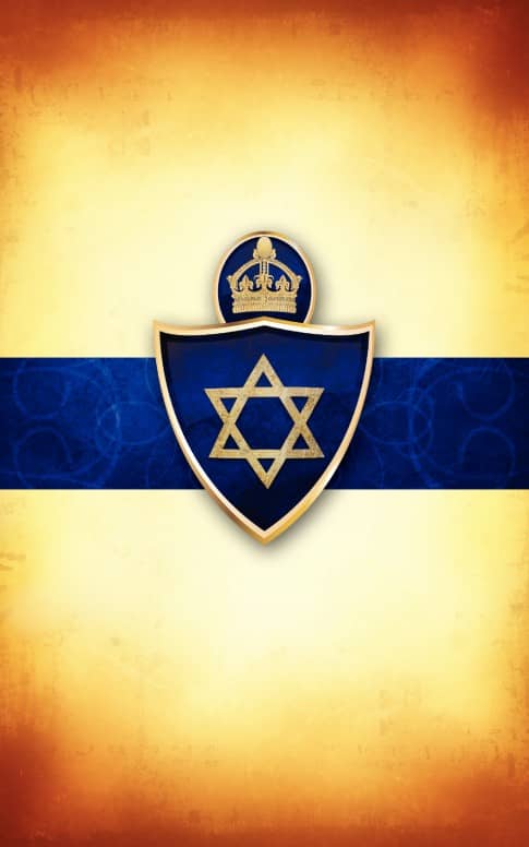 Star of David Purim Bulletin Cover