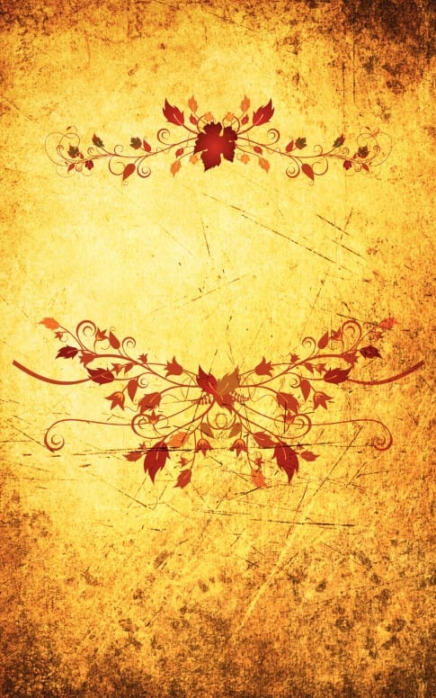 Autumn Design Church Bulletin Cover