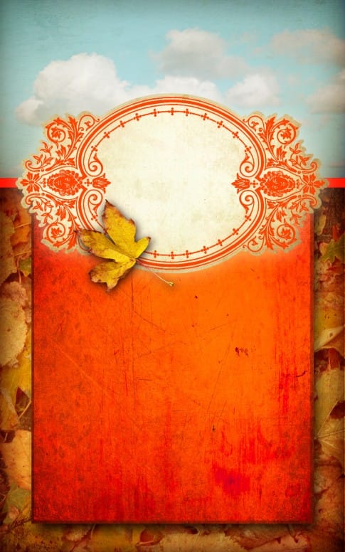 Leaves Changing Fall Bulletin Cover
