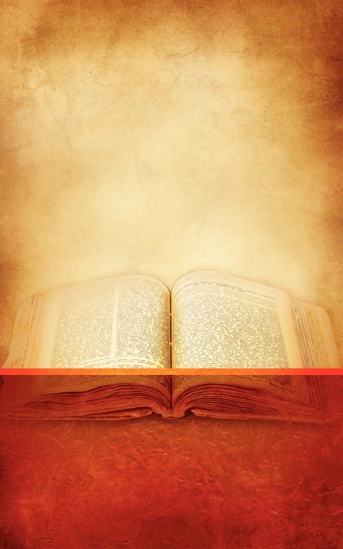Open Bible Bulletin Cover
