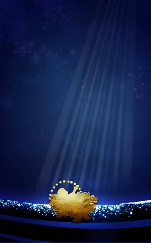 Christmas Manger Bulletin Cover