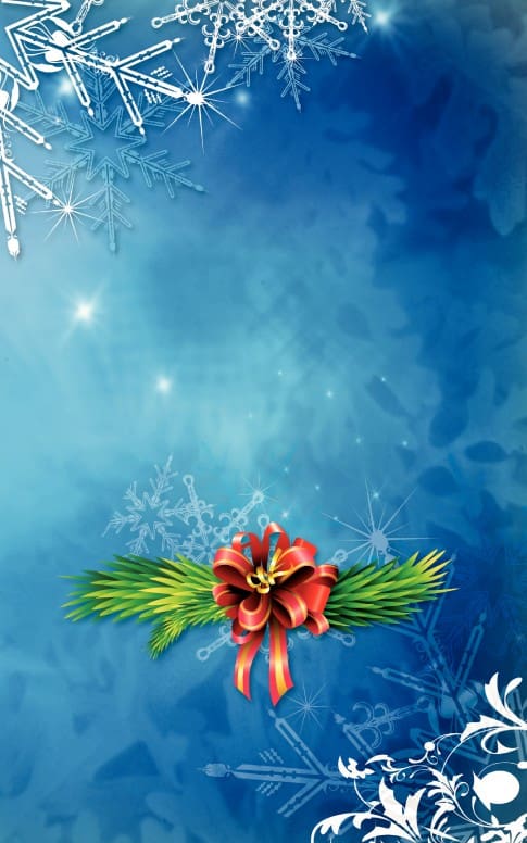 Winter Snowflake Church Bulletin Cover