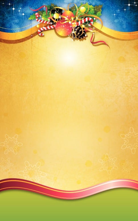 Christmas Celebration Church Bulletin Cover