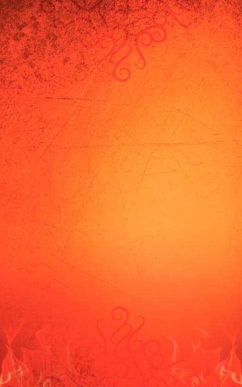 Orange Church Bulletin Template