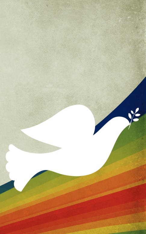 Holy Spirit Dove Church Bulletin Cover