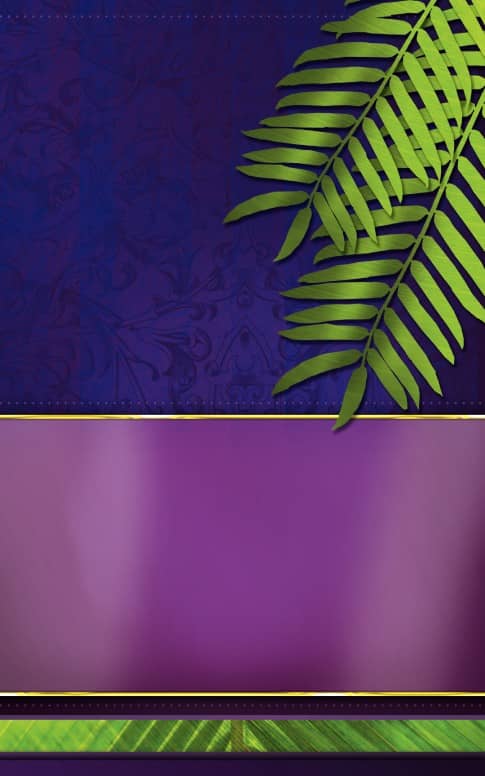 Palm Sunday Church Bulletin Design