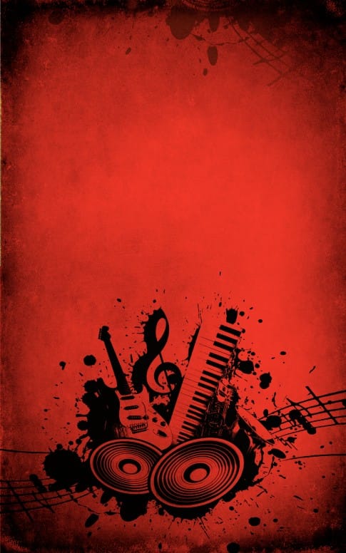 Worship Music Church Bulletin Template