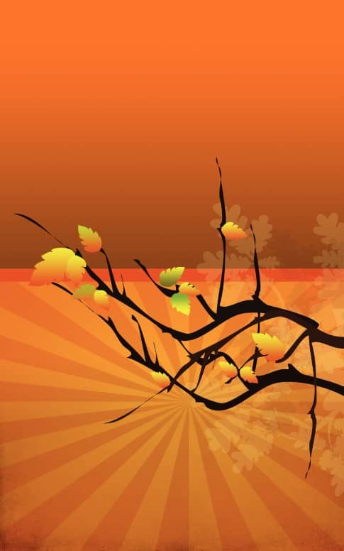Fall Season Church Bulletin Template