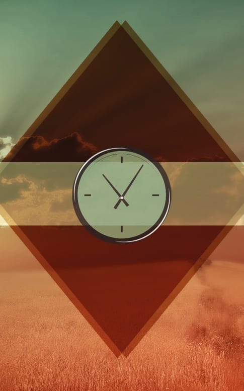 Fall Season Clock Bulletin Cover