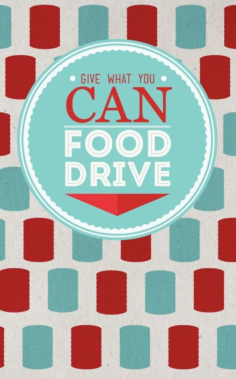 Food Drive Church Bulletin