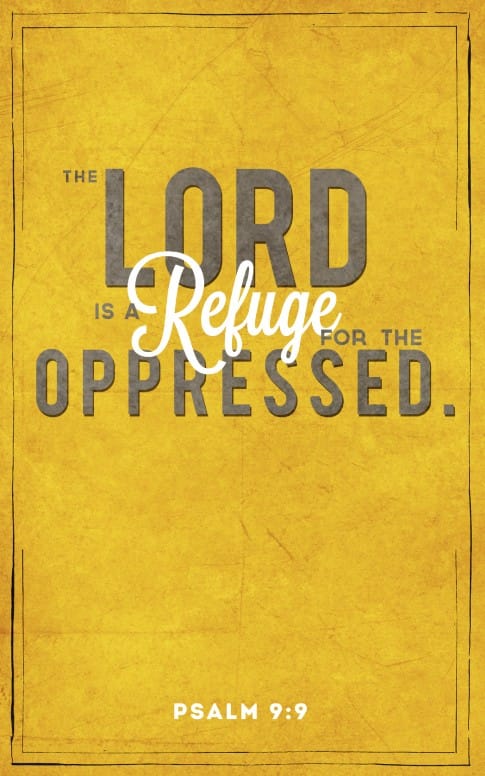 Psalm 9:9 Bulletin Cover