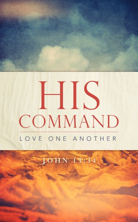 His Command Religious Bulletin Cover