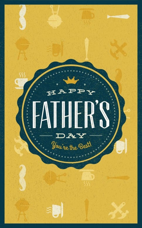 Happy Father's Day You're the Best Church Bulletin