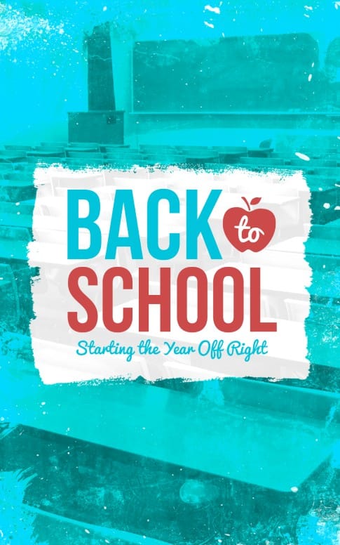 Back to School Christian Bulletin