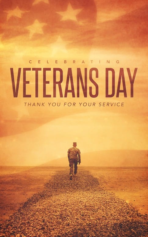 Celebrating Veteran's Day Christian Bulletin