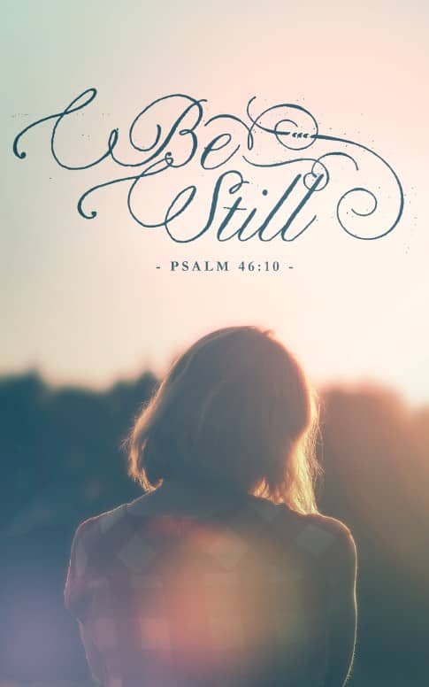 Be Still Church Bulletin