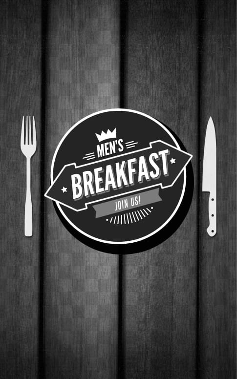 Men's Breakfast Church Bulletin
