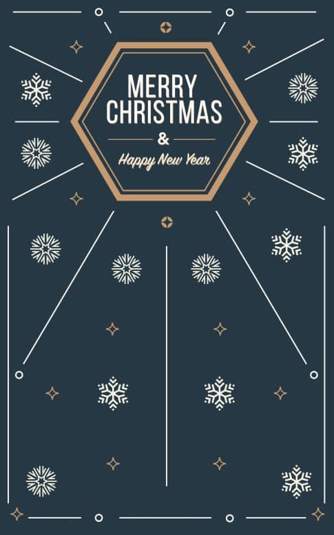 Merry Christmas Classic Greeting Religious Bulletin