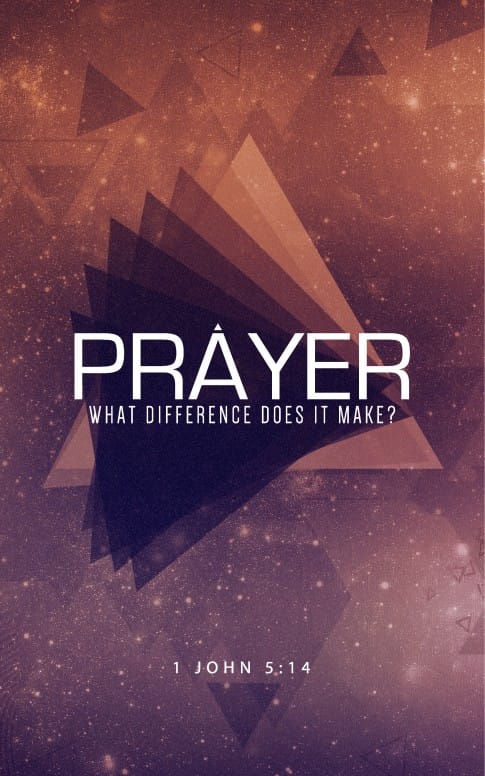 The Difference in Prayer Religious Church Bulletin