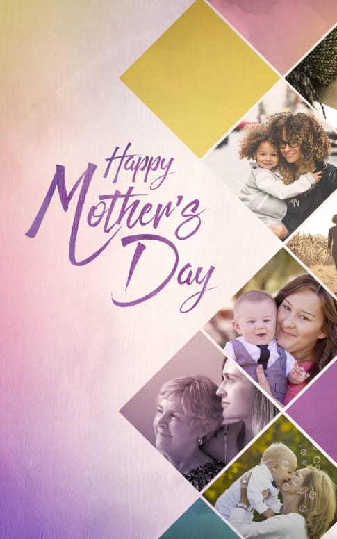 Celebrating Mother's Day Church Bulletin