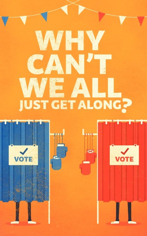 Why Cant We All Get Along Church Bulletin