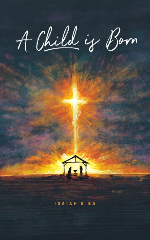 A Child Is Born Christmas Bulletin