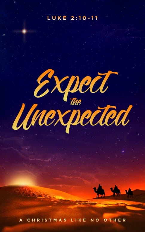 Expect the Unexpected Christmas Bulletin