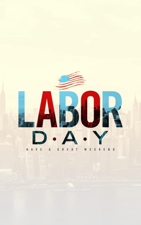 Labor Day Church Bulletin Cover