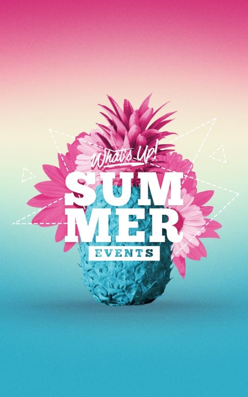 Summer Church Events Bulletin Cover