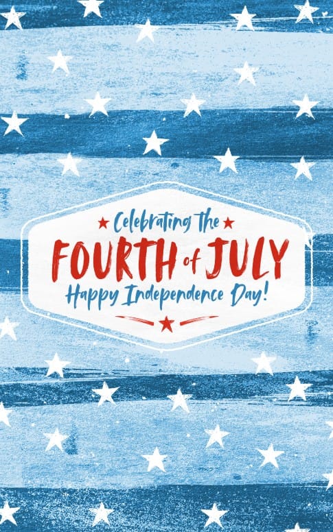 Fourth Of July Church Bulletin Cover