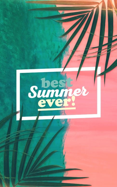 Best Summer Ever Church Bulletin Cover