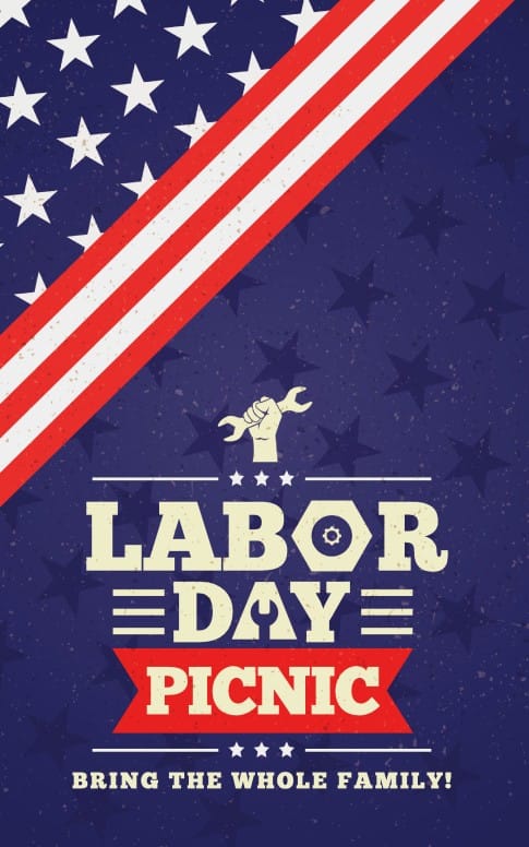 Labor Day Picnic Church Bulletin