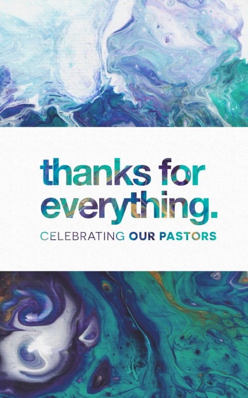 Pastor Appreciation Church Media Bulletin