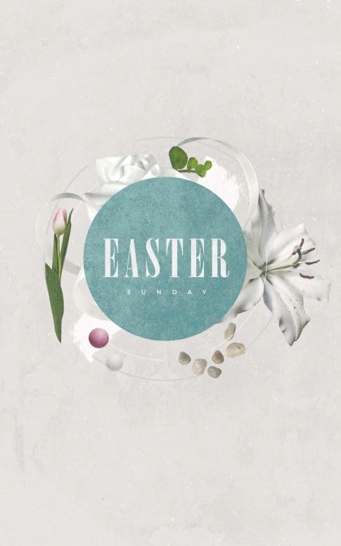 Easter Sunday Lily Church Bifold Bulletin