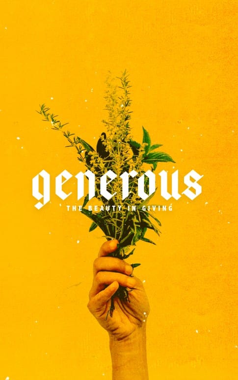 Generous Flowers Bifold Bulletin